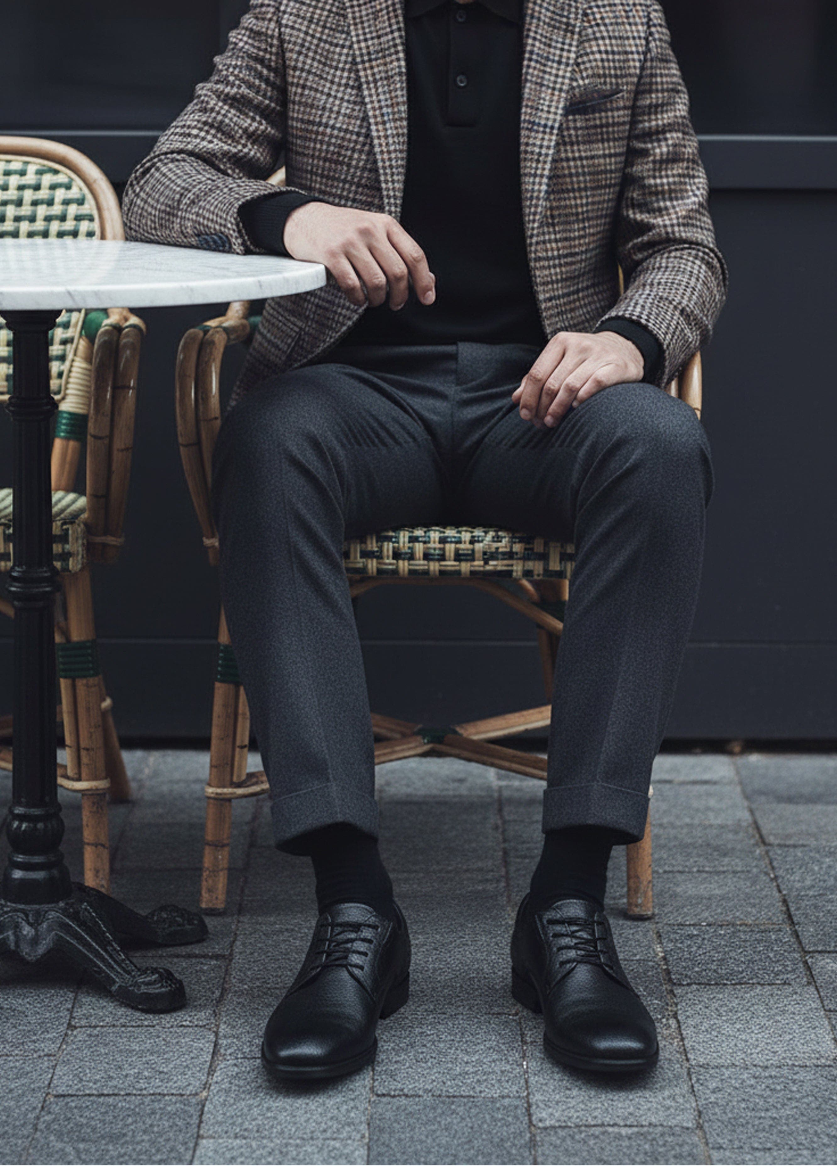 State Street Hands Free Technology Leather Plain Toe Dress Oxford, Alternate, color, Black Grainy Leather