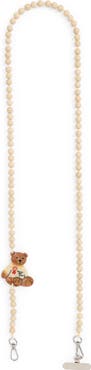 Solar Eclipse Mama Bear Beaded Crossbody Phone Strap