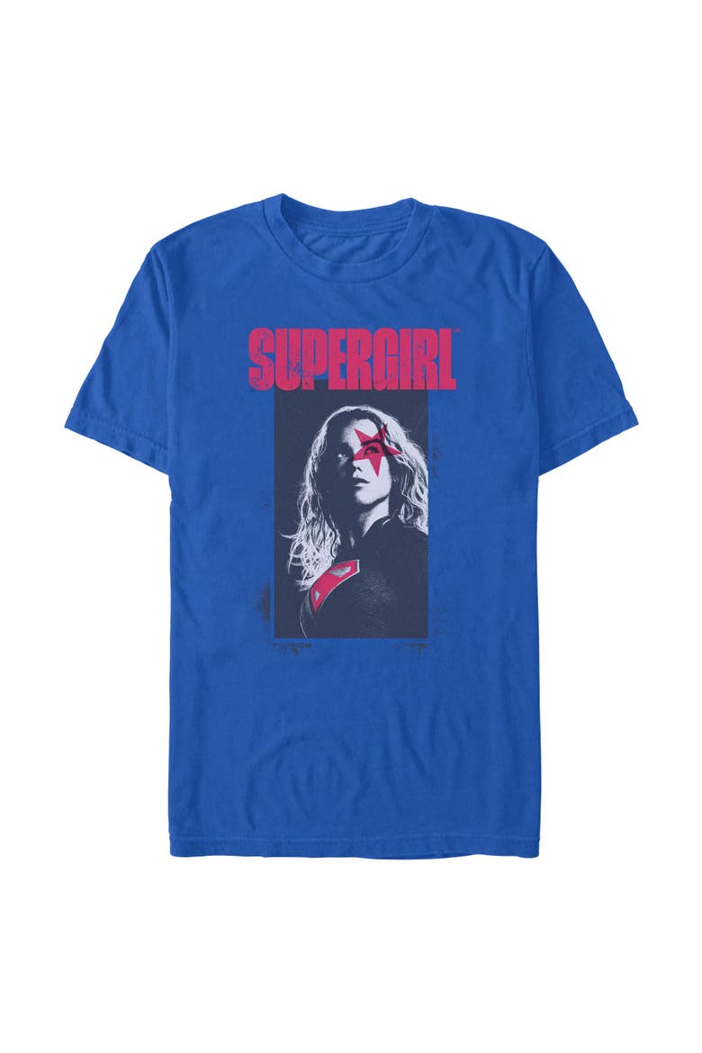 Men's Supergirl Kara Star Poster  Graphic T-Shirt, Main, color, Royal Blue