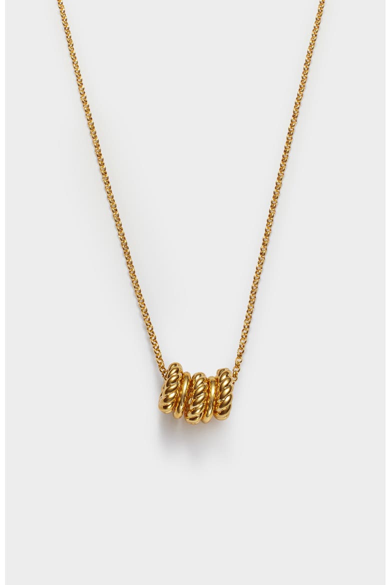 Laia Necklace, Main, color, Gold