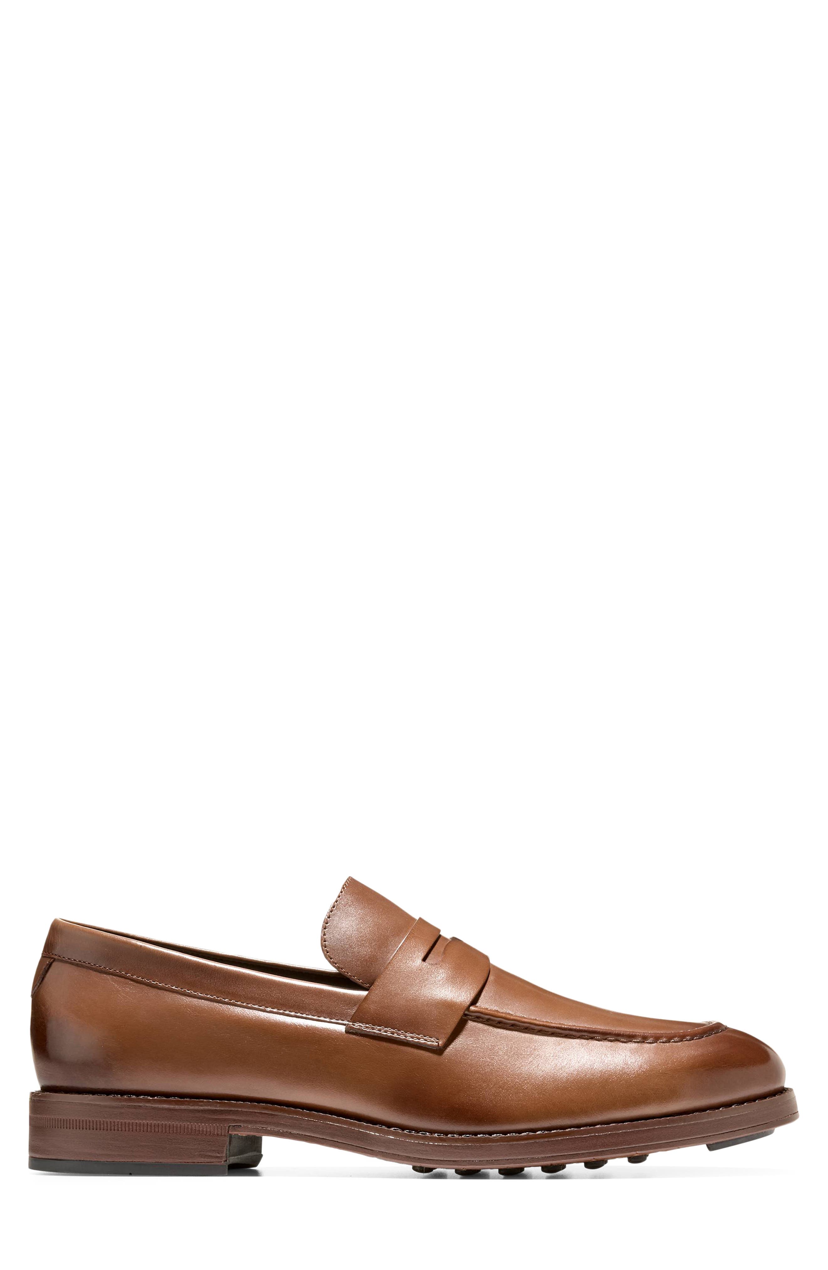 Cole Haan Ledley Grand Penny Loafer, Alternate, color, British Tan / Dark Natural