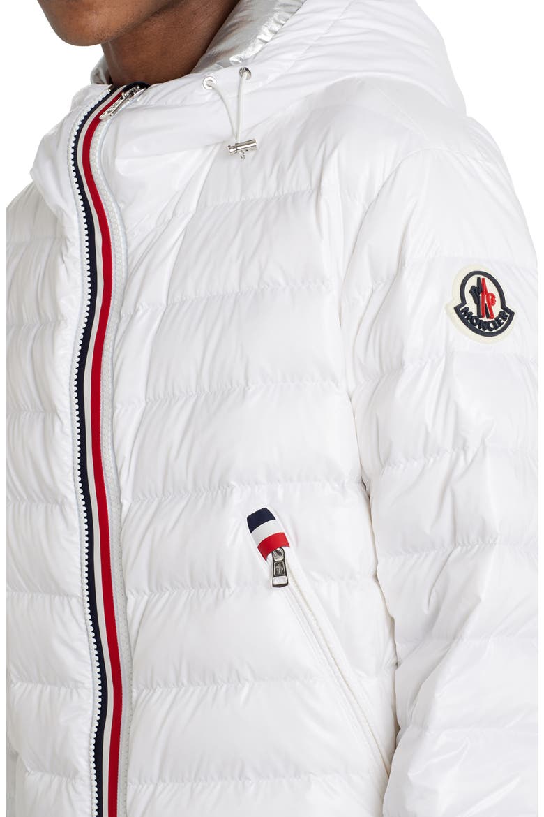 Blesle Water Resistant Down Puffer Coat, Alternate, color, WHITE