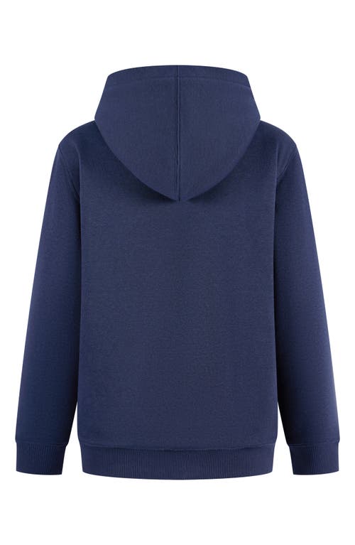 Quiksilver Kids' Fleece Zip Up Hoodie In Blue