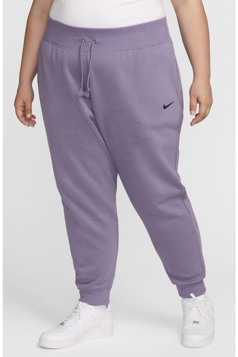 Sportswear High Waist Phoenix Fleece Joggers, Main, color, DAYBREAK/ BLACK