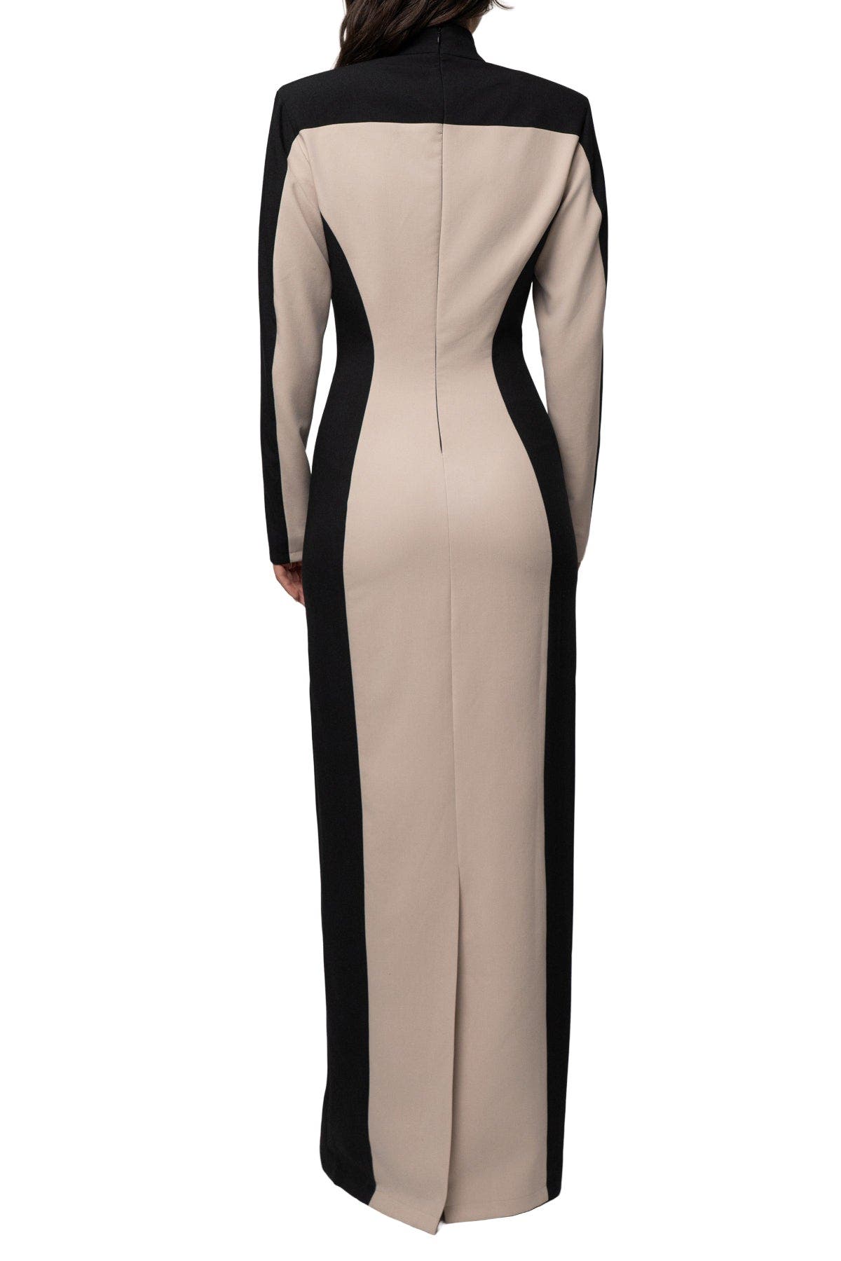 JLUXLABEL Opening Night Contrast Maxi Dress (Women) | Nordstrom