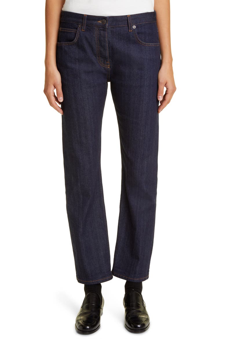 Riaco Selvedge Straight Leg Jeans, Main, color, INDIGO