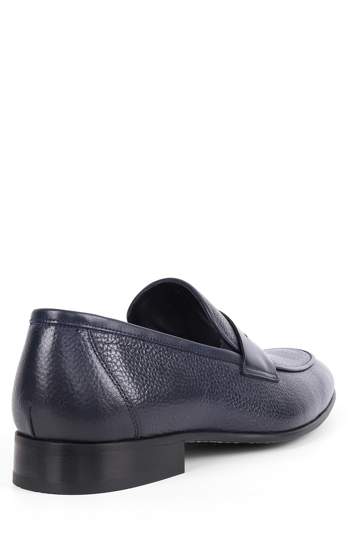 VELLAPAIS Lorena Penny Loafer, Alternate, color, Navy Blue