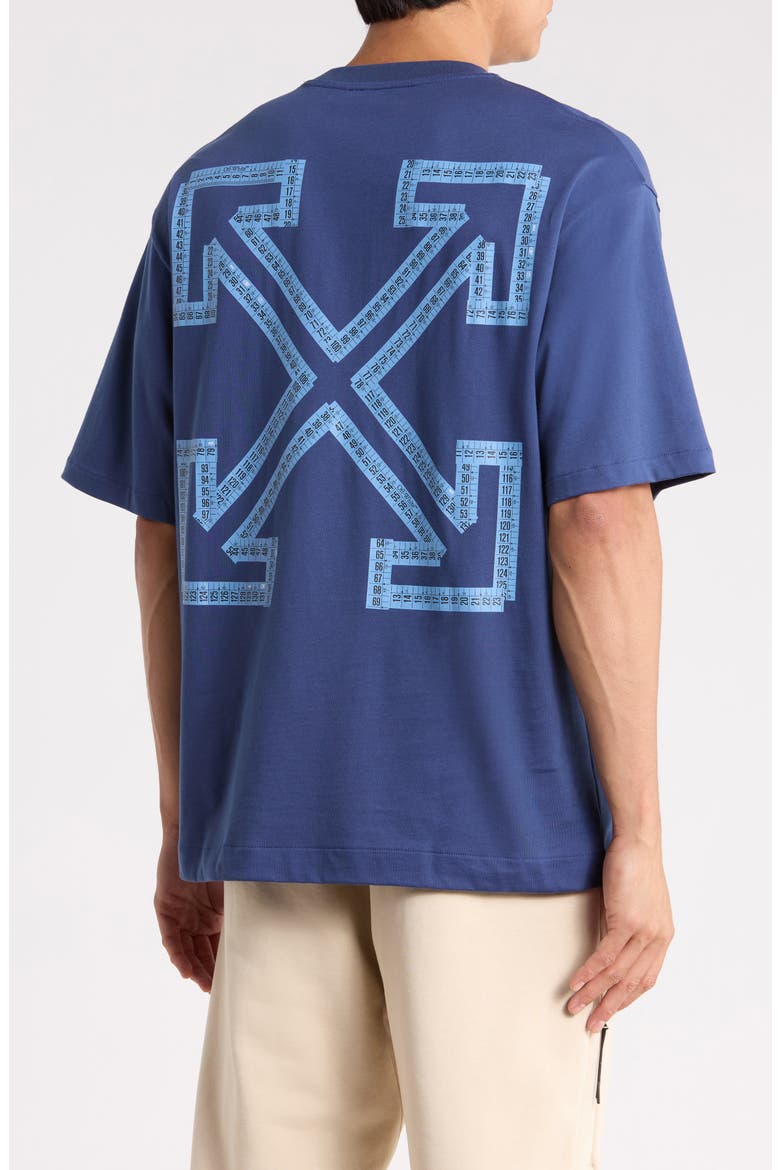 Tape Arrow Graphic T-Shirt, Alternate, color, DARK BLUE