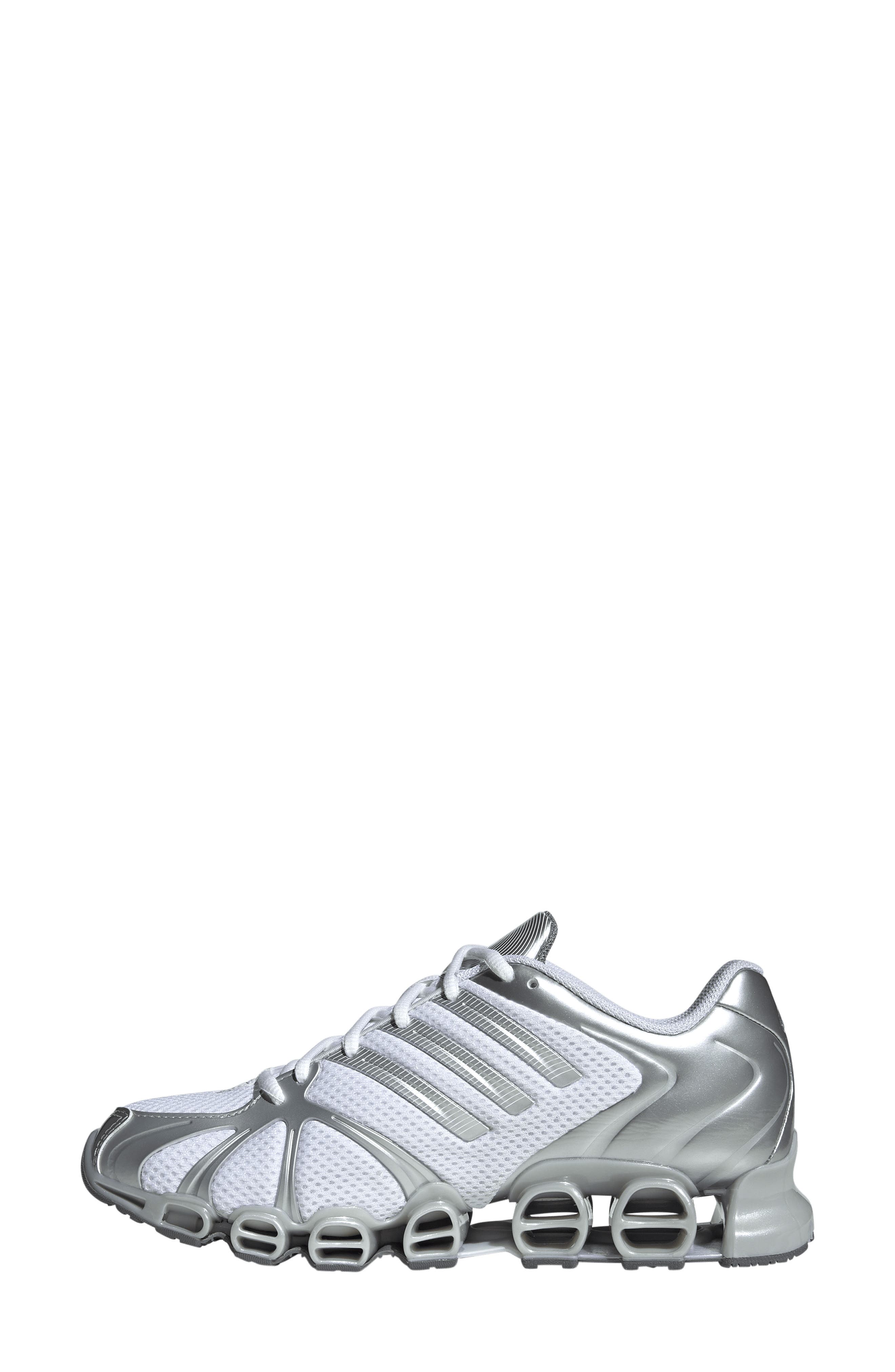 adidas Mega Ghostride Sneaker, Alternate, color, White/ Silver Met/ Silver