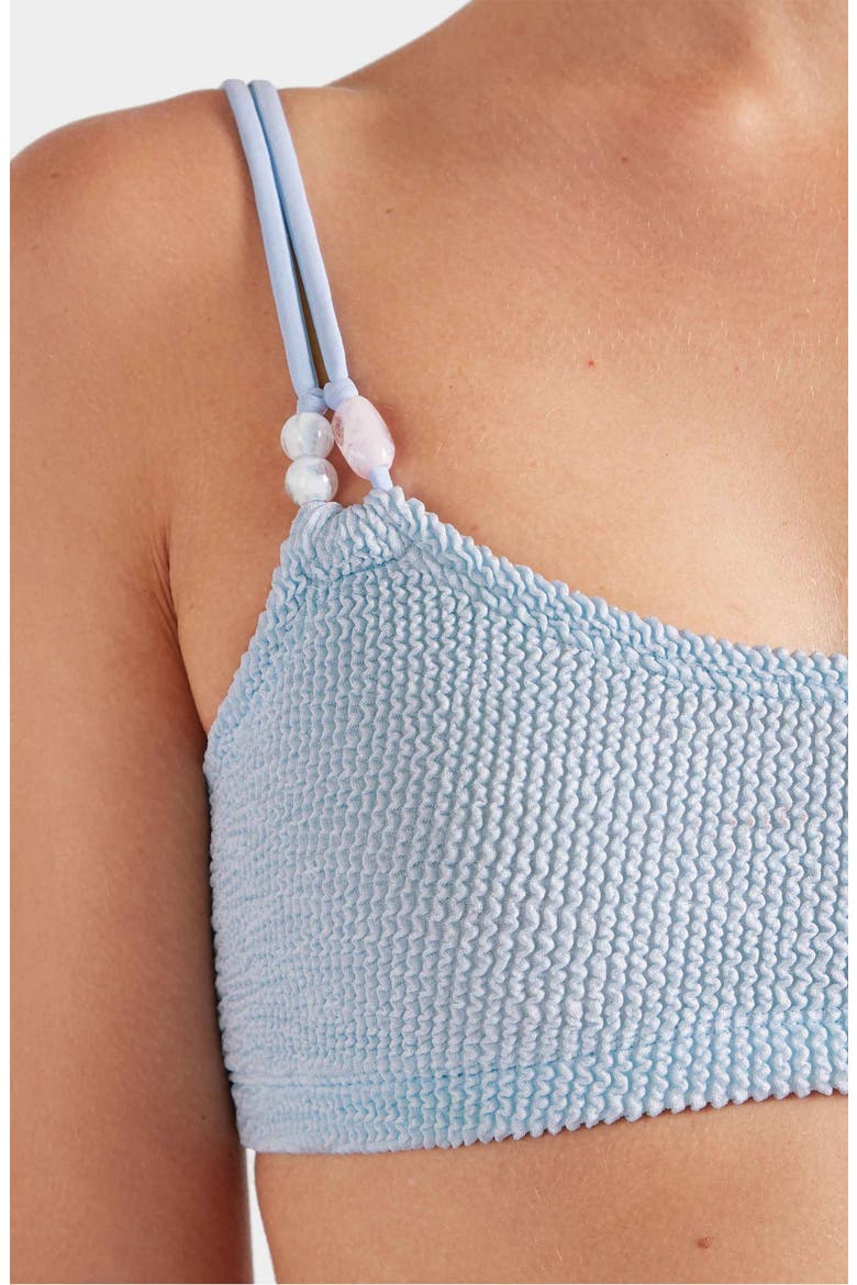 Cassie Beaded Two-Piece Swimsuit, Alternate, color, METALLIC ICE BLUE