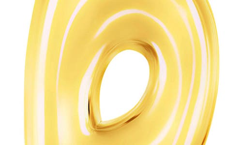 Simona Bubble Initial Pendant Necklace In Gold