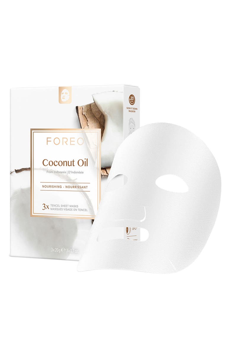 Farm To Face Sheet Mask - Coconut Oil x3, Main, color, None