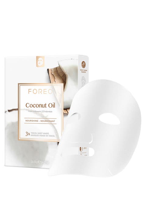 Farm To Face Sheet Mask - Coconut Oil x3