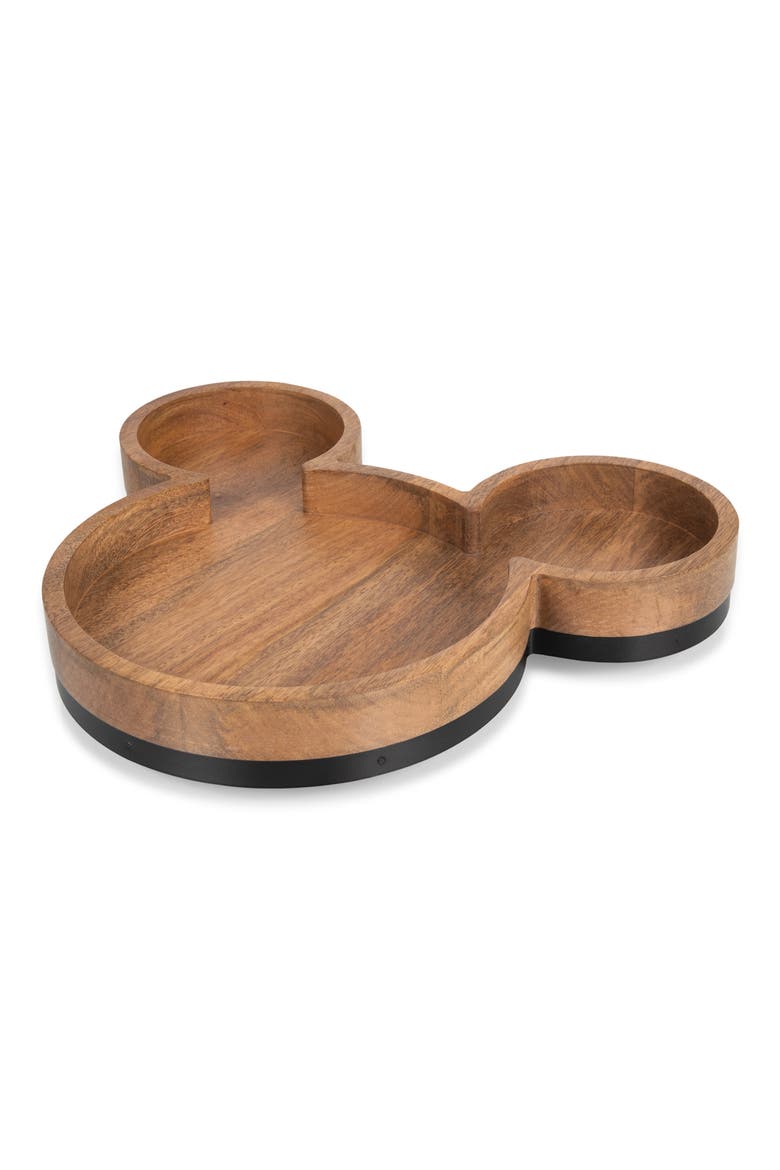 x Disney Mickey Mouse Wood Serving Tray, Alternate, color, BROWN