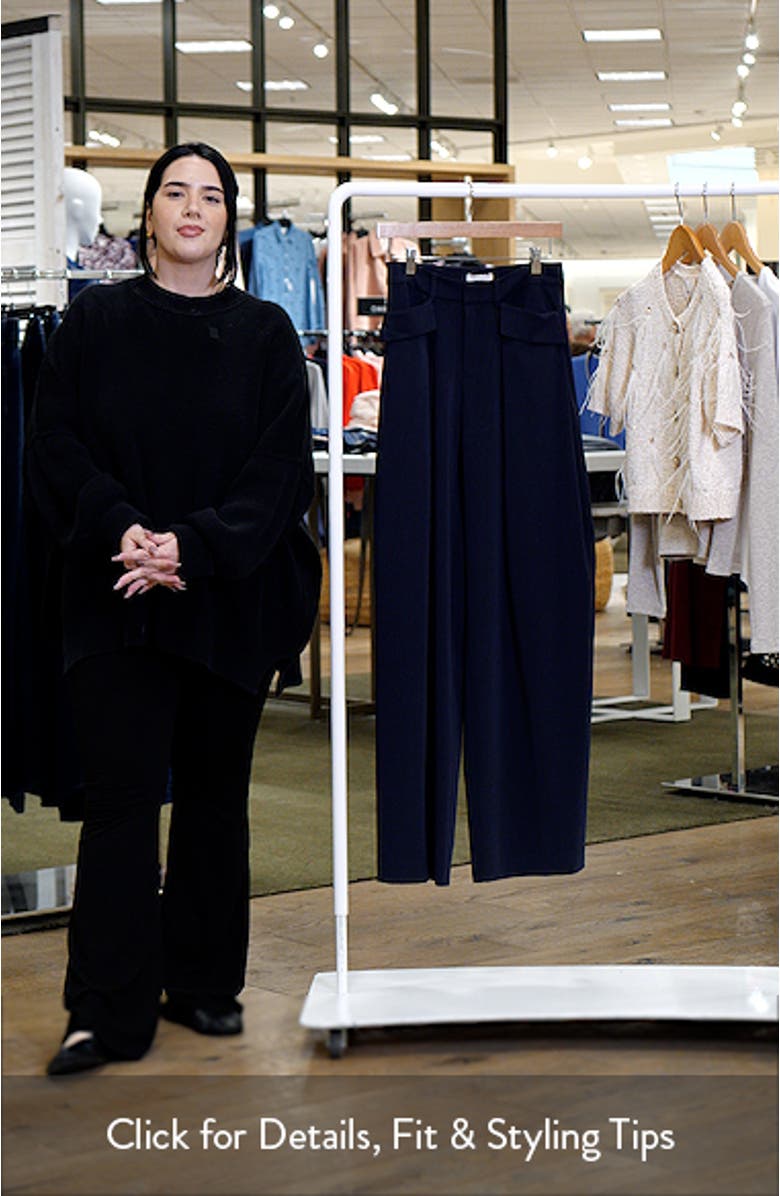 Leora Pleated Wide Leg Pants, sales video thumbnail