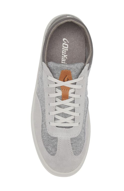 Olukai Pūliki Lace-up Sneaker In Gray