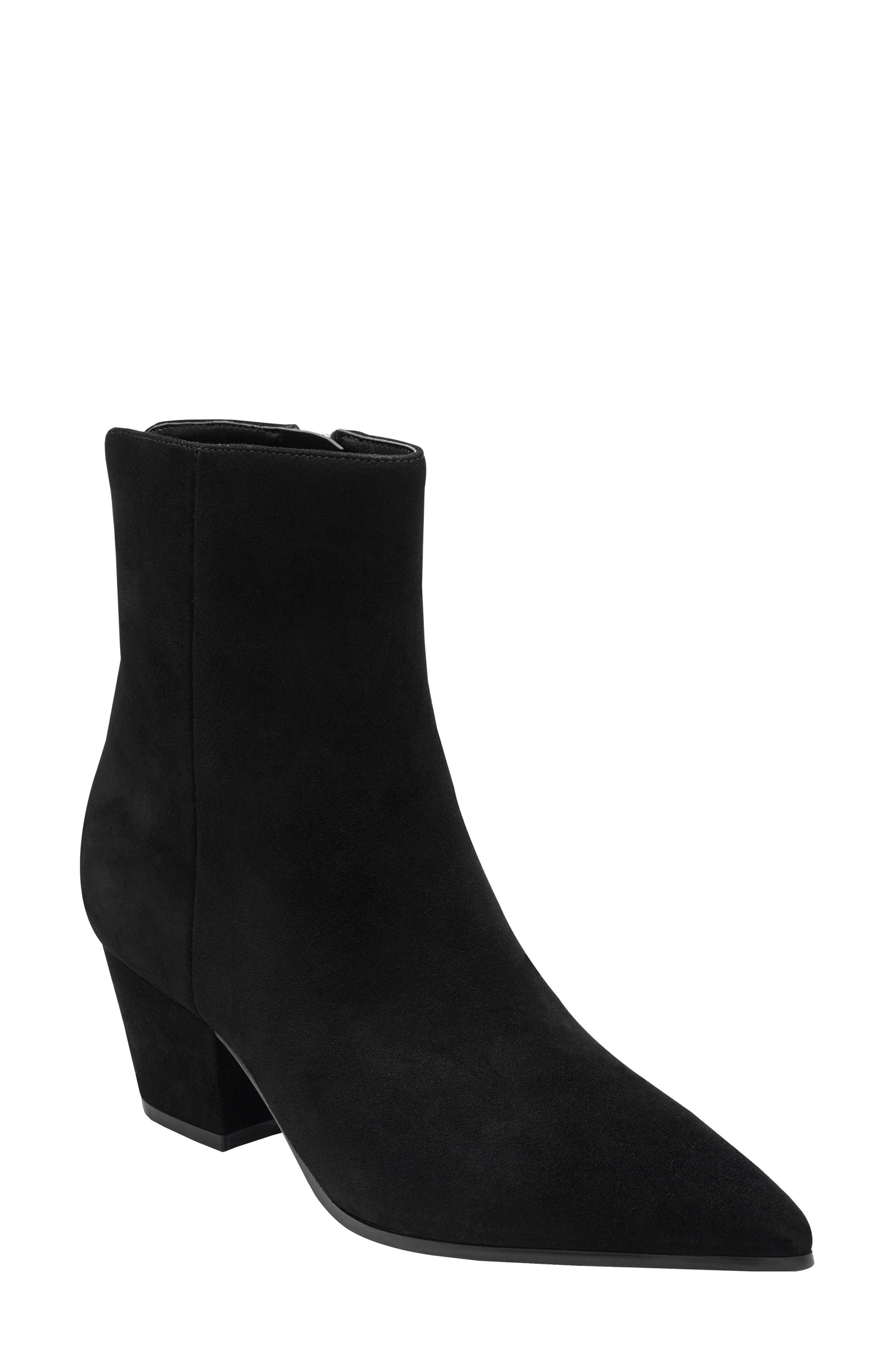 Marc Fisher LTD Mavey Pointed Toe Bootie, Main, color, Black