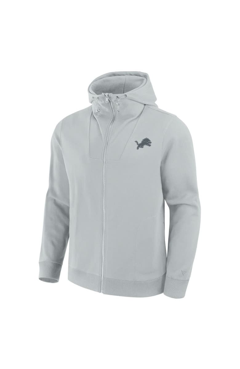 FANATICS Unisex Fanatics Gray Detroit Lions Front Office Full-Zip Hoodie, Alternate, color, Gray
