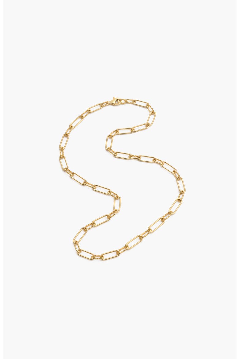 Molten Link Chain Necklace In Gold, Alternate, color, Gold