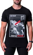 Maceoo Think Stretch Cotton Graphic Tee