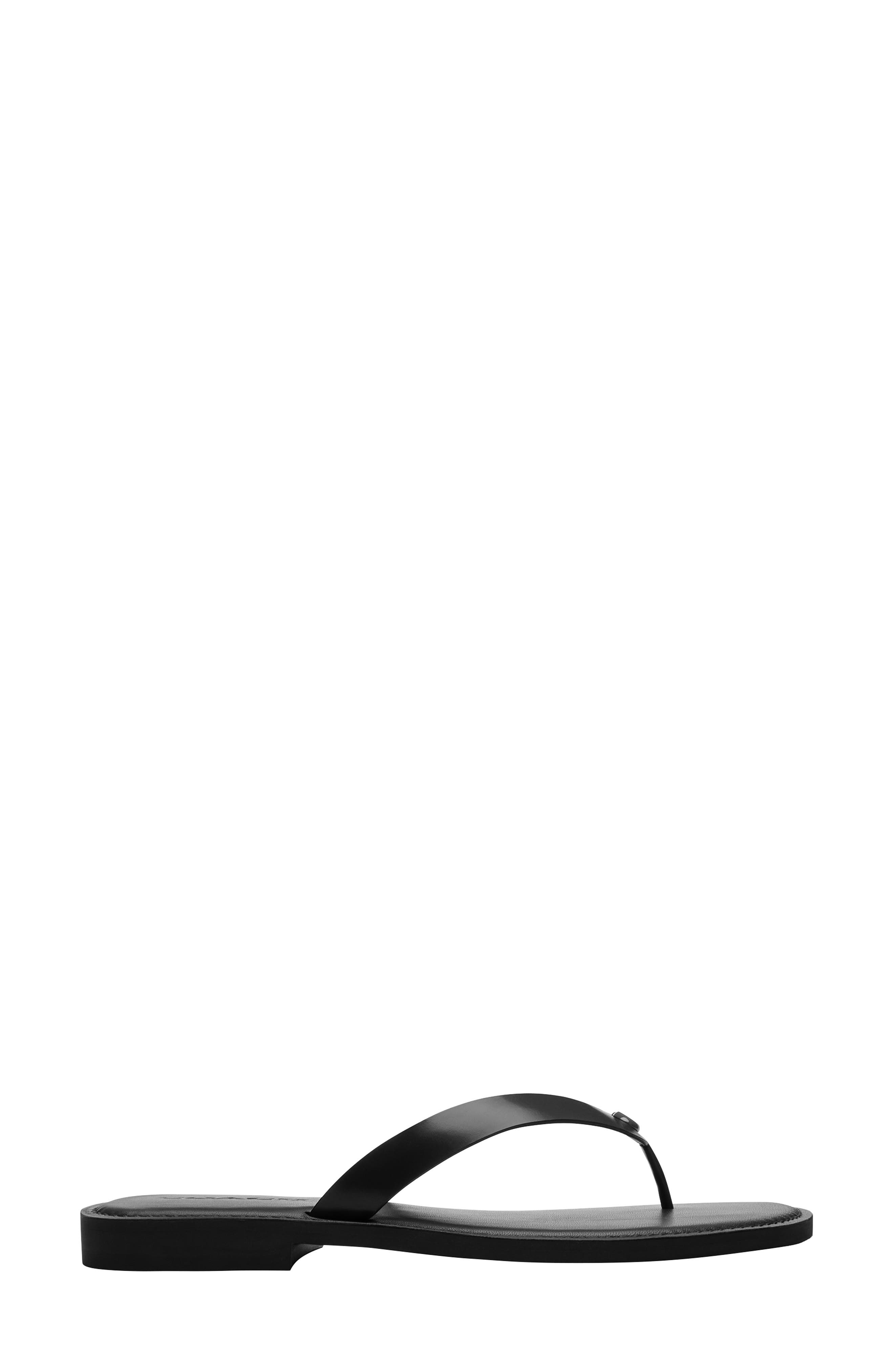 COACH Brianna Flip Flop, Alternate, color, Black