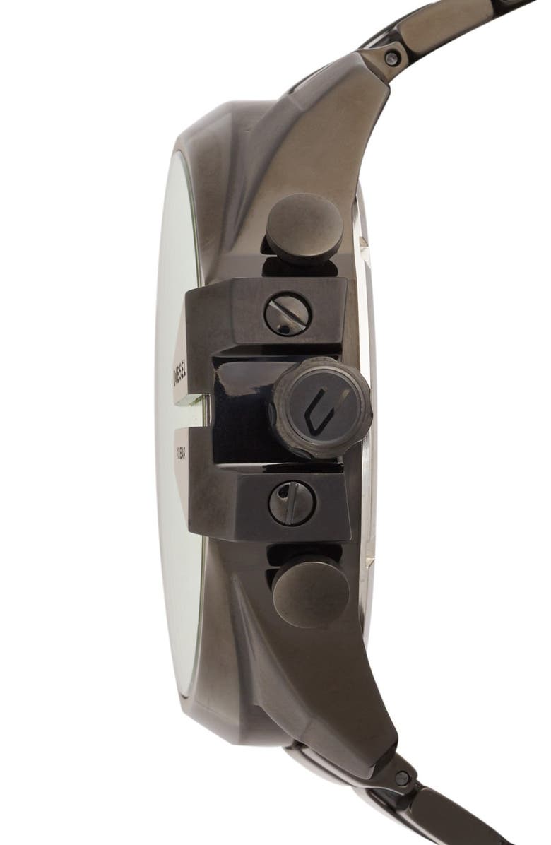 DIESEL<sup>®</sup> 'Mega Chief' Chronograph Bracelet Watch, 51mm, Alternate, color, 