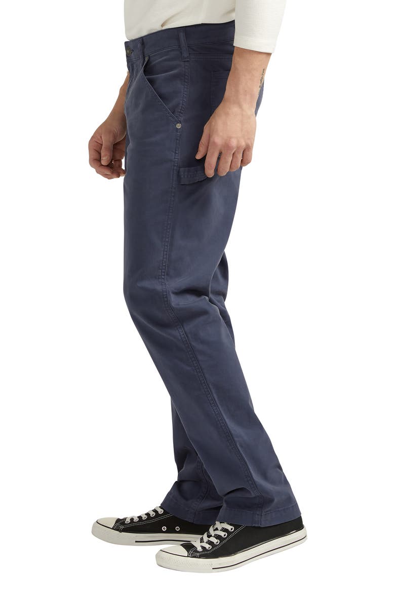 Relaxed Fit Twill Painter Pants, Alternate, color, INK BLUE