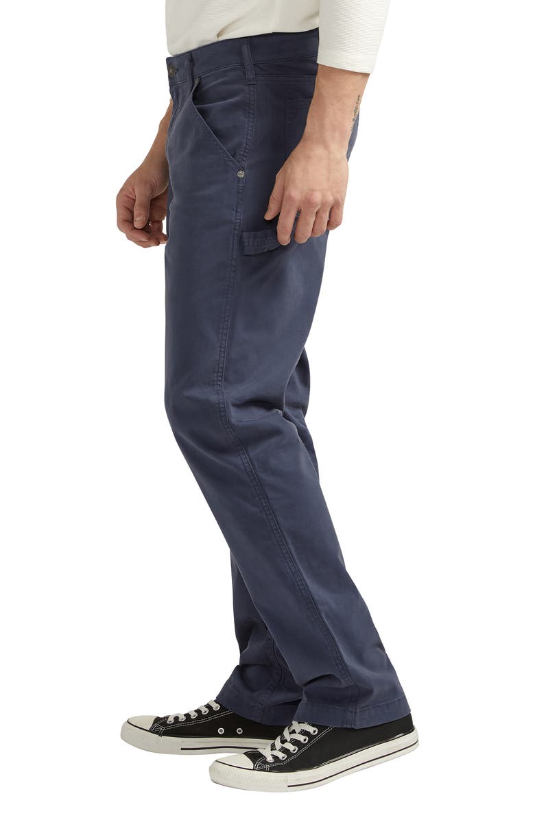 Silver Jeans Co. Relaxed Fit Twill Painter Pants, Alternate, color, Ink Blue
