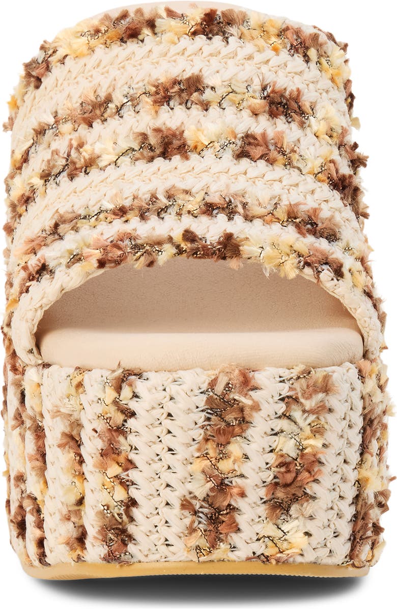 BEACH BY MATISSE Como Platform Sandal, Alternate, color, Natural Multi Raffia