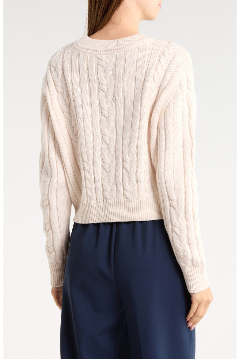 Hemingway Merino Wool Cardigan, Alternate, color, IVORY