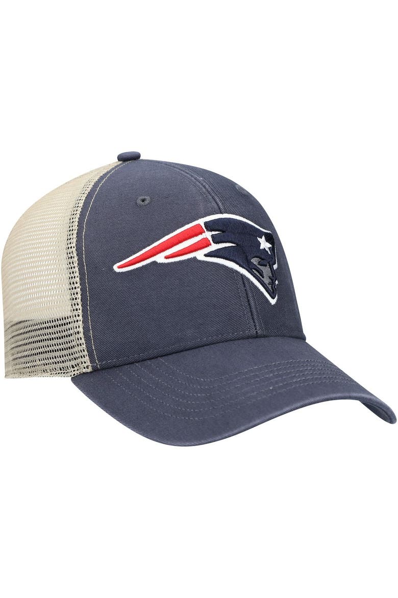 Men's '47 Navy New England Patriots Flagship MVP Snapback Hat, Main, color, Navy