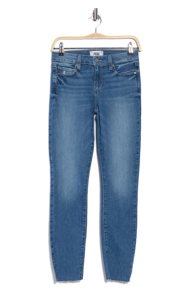 PAIGE Verdugo Raw Ankle Skinny Jeans, Alternate, color, 