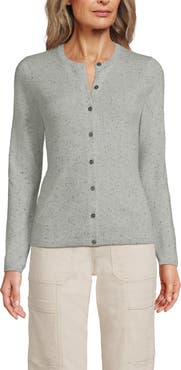 Lands' End Cashmere Cardigan Sweater