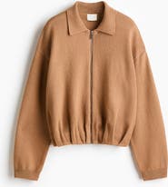 H&M Oversized Zip-through Cardigan