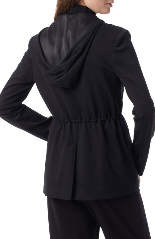 Do By Dee Ocleppo Jasmine Hooded Blazer In Black