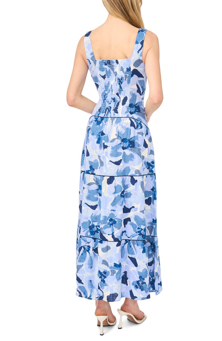 CeCe Drop Waist Maxi Dress, Alternate, color, Moonlight Blue