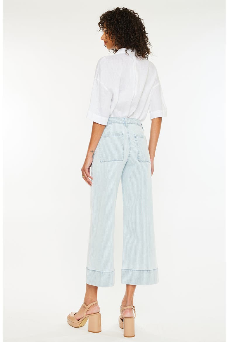 Jace High Rise Crop Wide Leg Jeans, Alternate, color, Light Wash