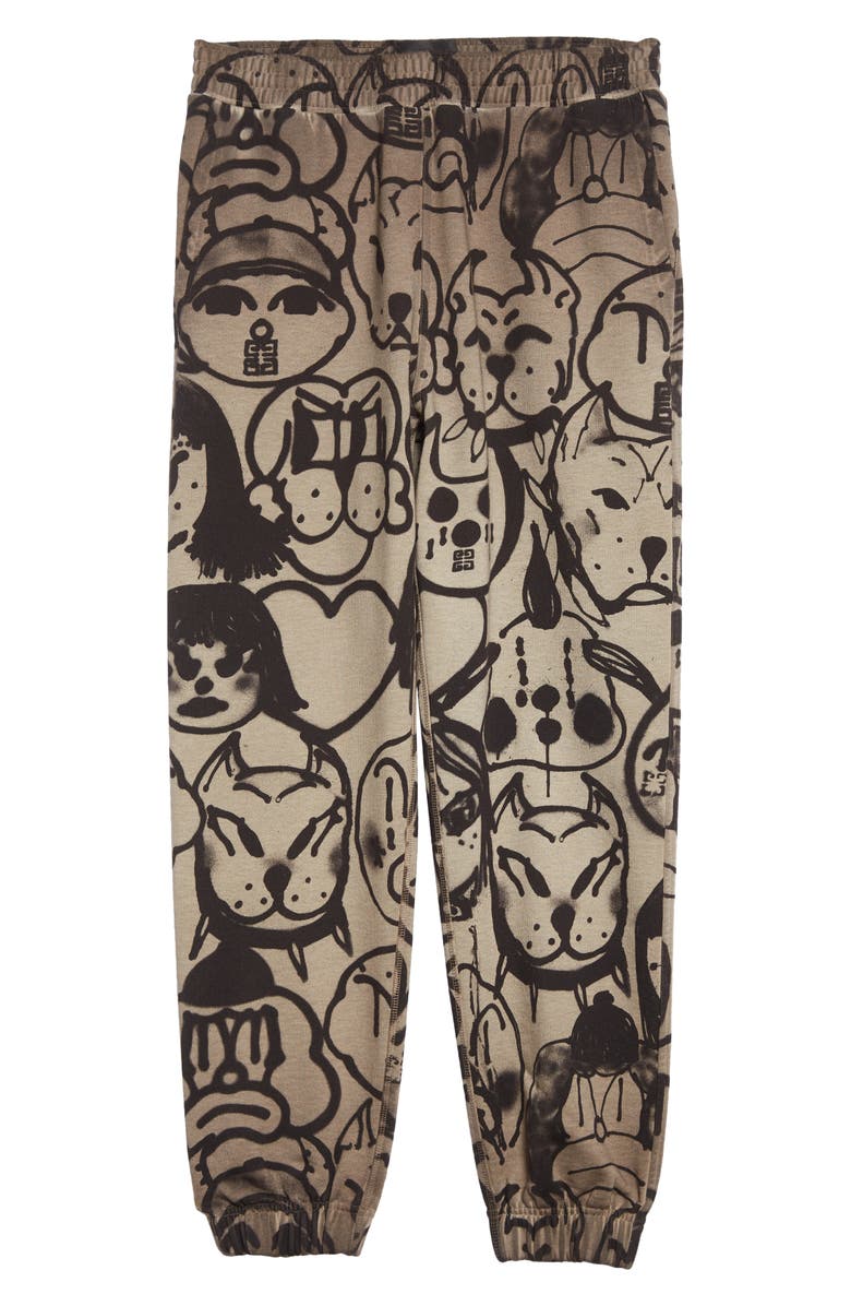 Givenchy Chito Graffiti Print Joggers, Main, color,