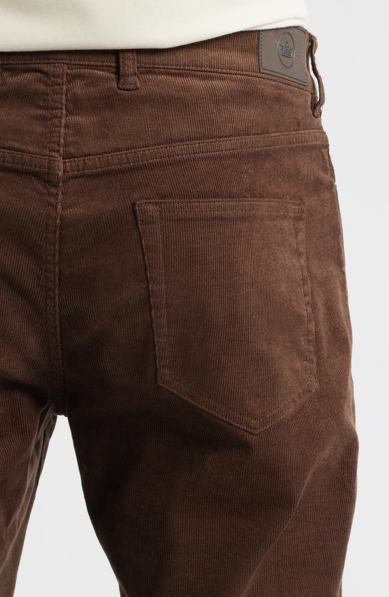 Peter Millar Superior Soft Corduroy 5-Pocket Pants, Alternate, color, French Press