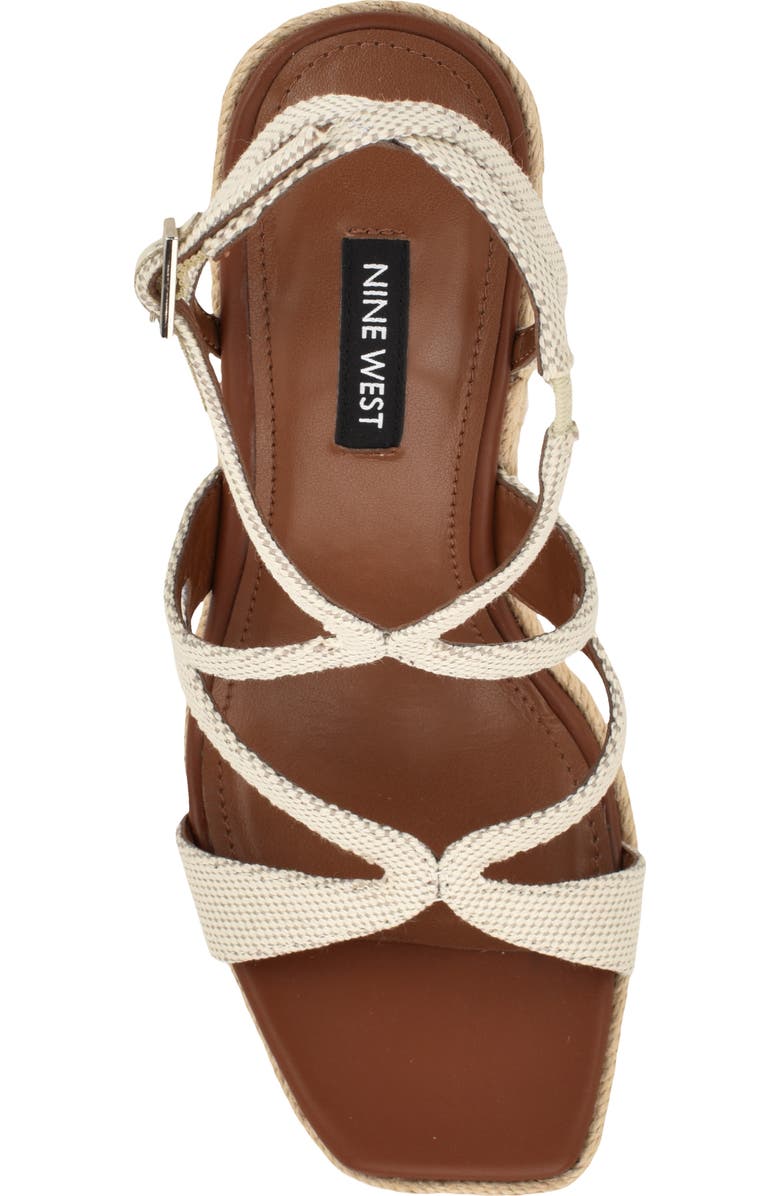 Nine West Adriane Platform Wedge Sandal, Alternate, color,