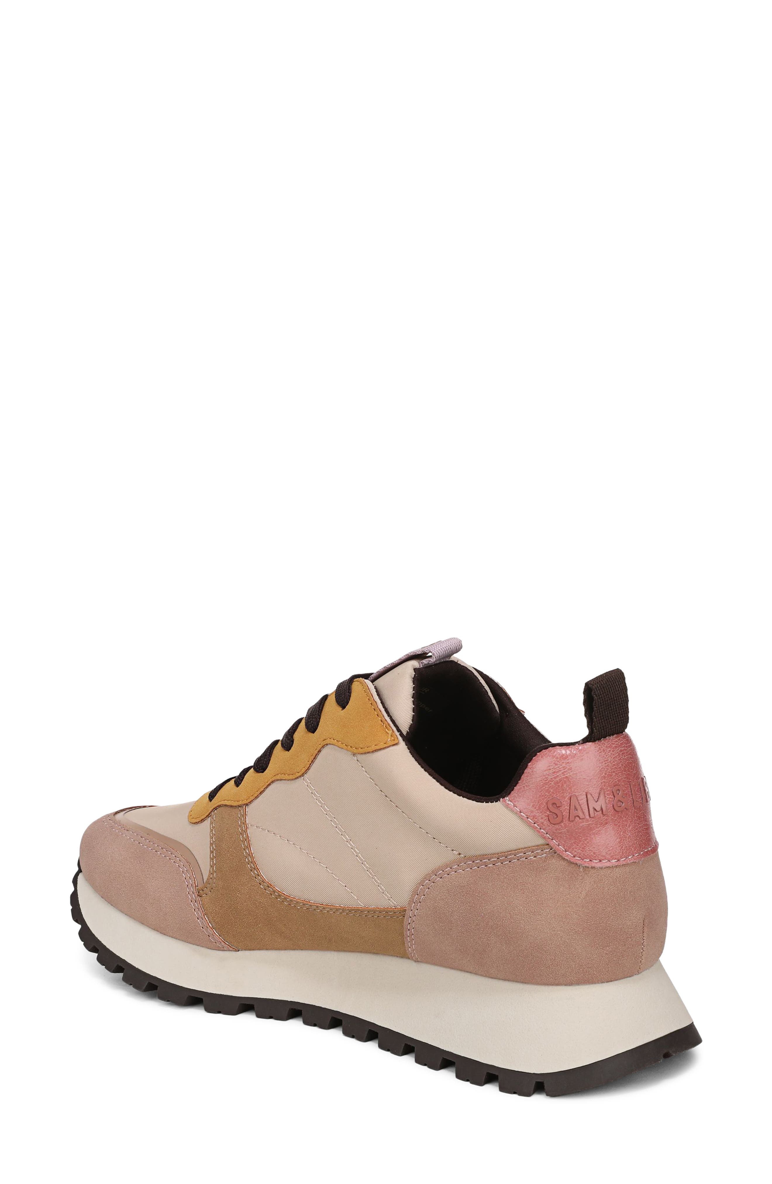 SAM & LIBBY Randal Sneaker, Alternate, color, Soft Sesame/ Desert Rose