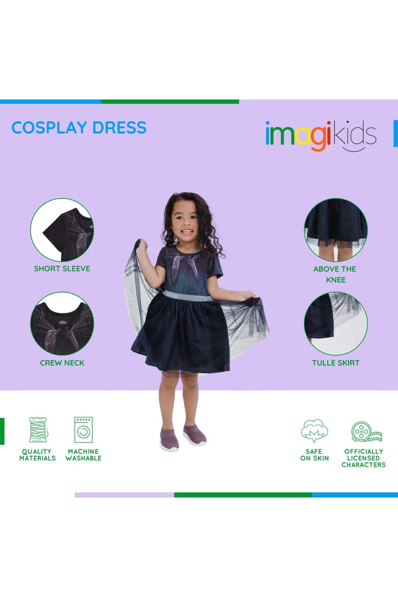 Tutu Dress, Alternate, color, Elphaba Green Black