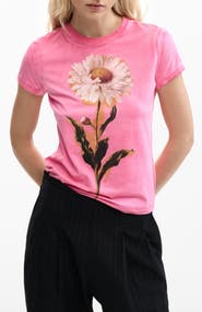 Desigual Floral Cotton Graphic T-Shirt