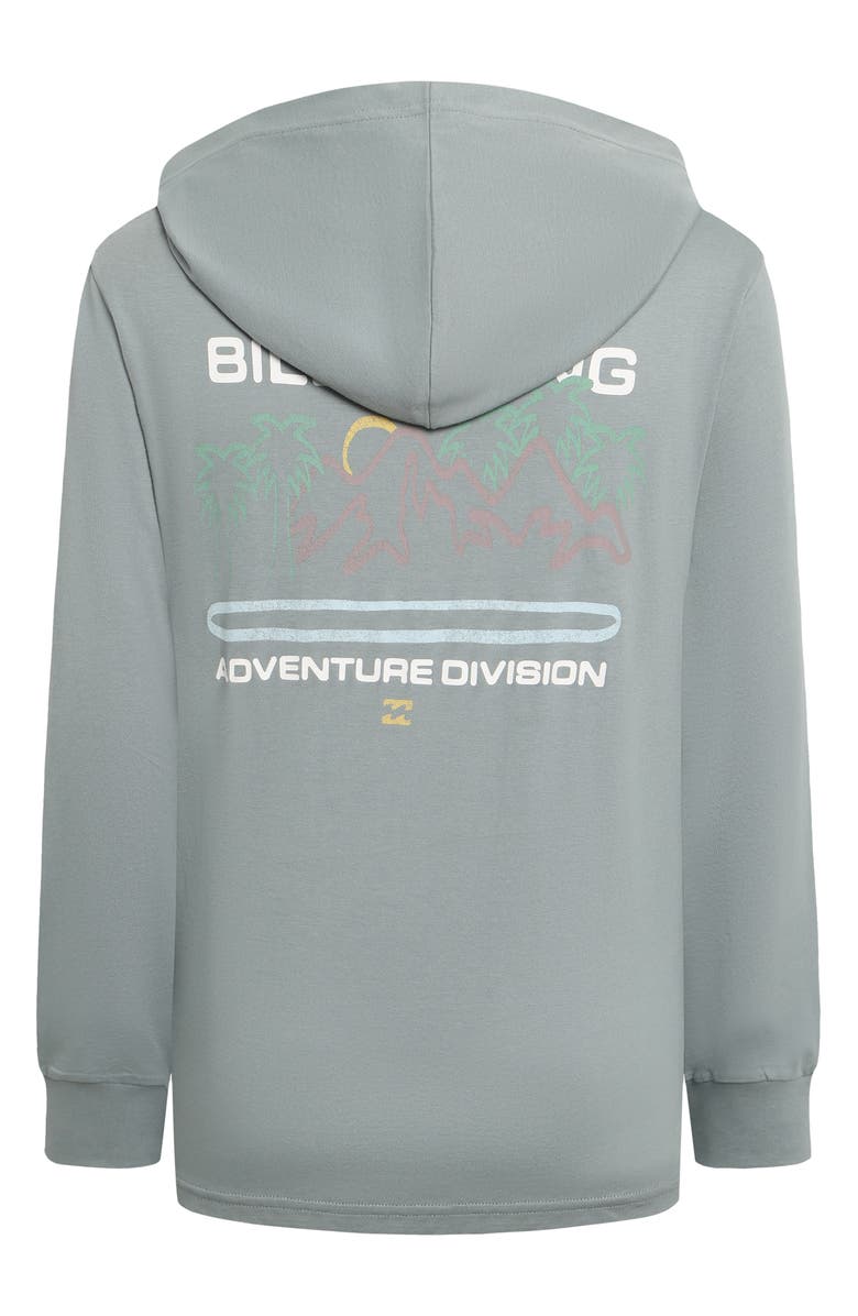 Billabong Kids' Coastal Range Hooded Long Sleeve T-Shirt, Alternate, color, 