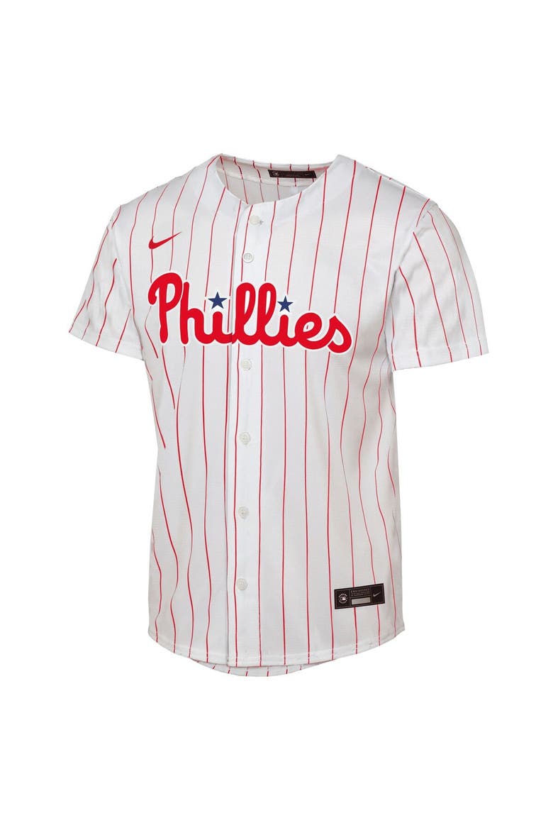 Youth Nike Bryce Harper White Philadelphia Phillies Home Replica Player Jersey, Alternate, color, White