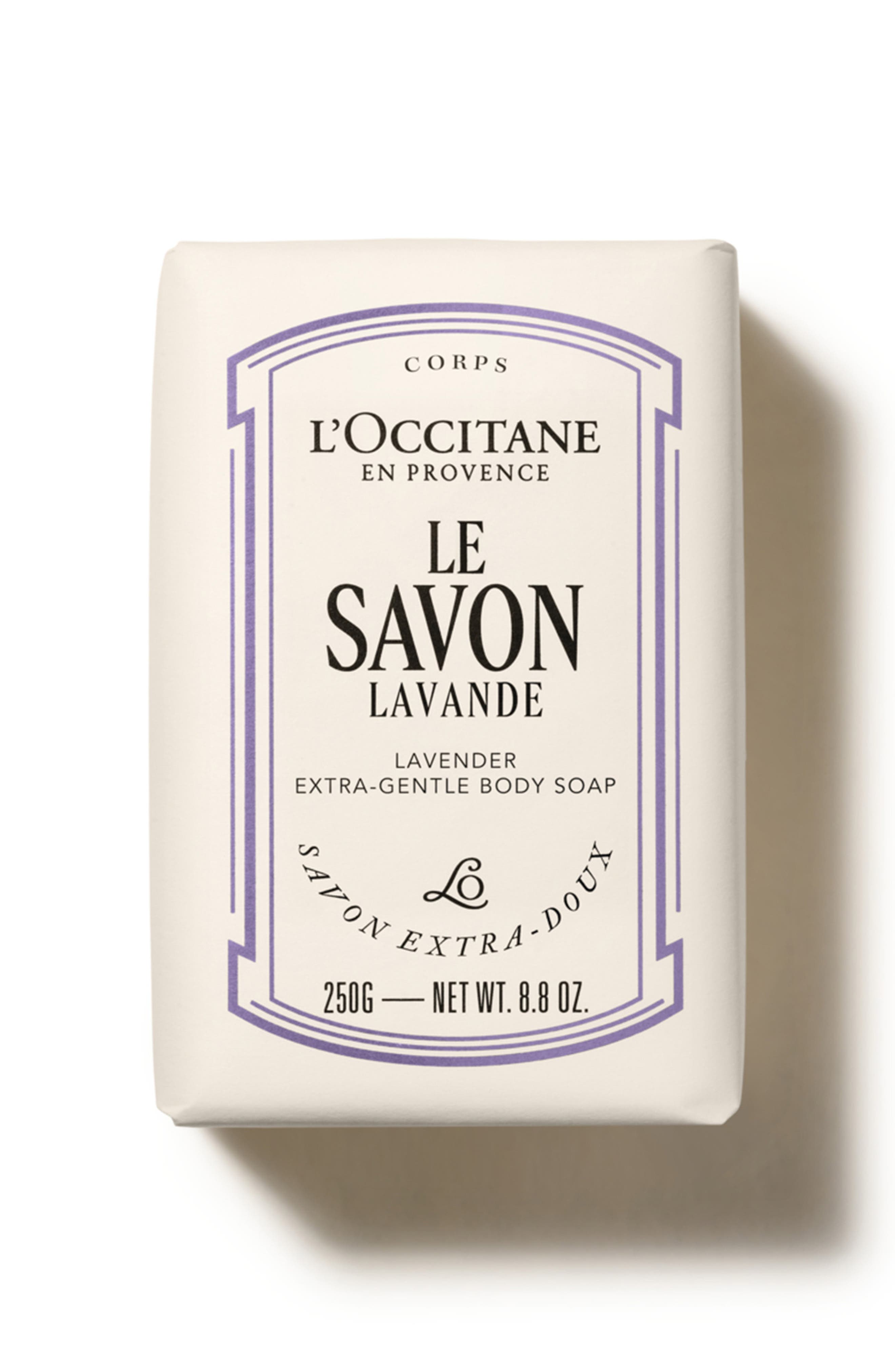 L'Occitane Le Savon Shea Lavender Extra-Gentle Body Soap at Nordstrom, Size 8.8 Oz