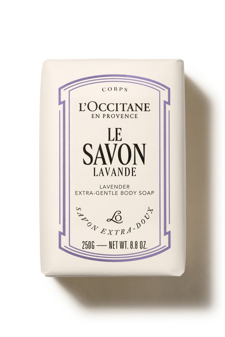 Le Savon Shea Lavender Extra-Gentle Body Soap, Main, color, NO COLOR