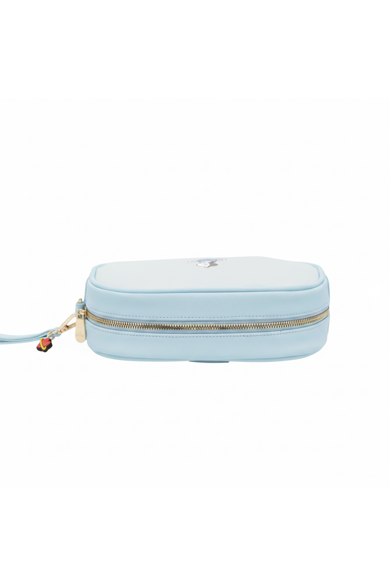 Bt21 Core Arch Makeup Bag With Removable Wristlet, Alternate, color, Light Blue