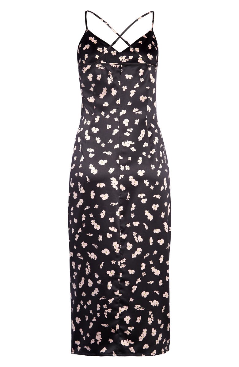 Leith Floral Strappy Midi Dress, Alternate, color,