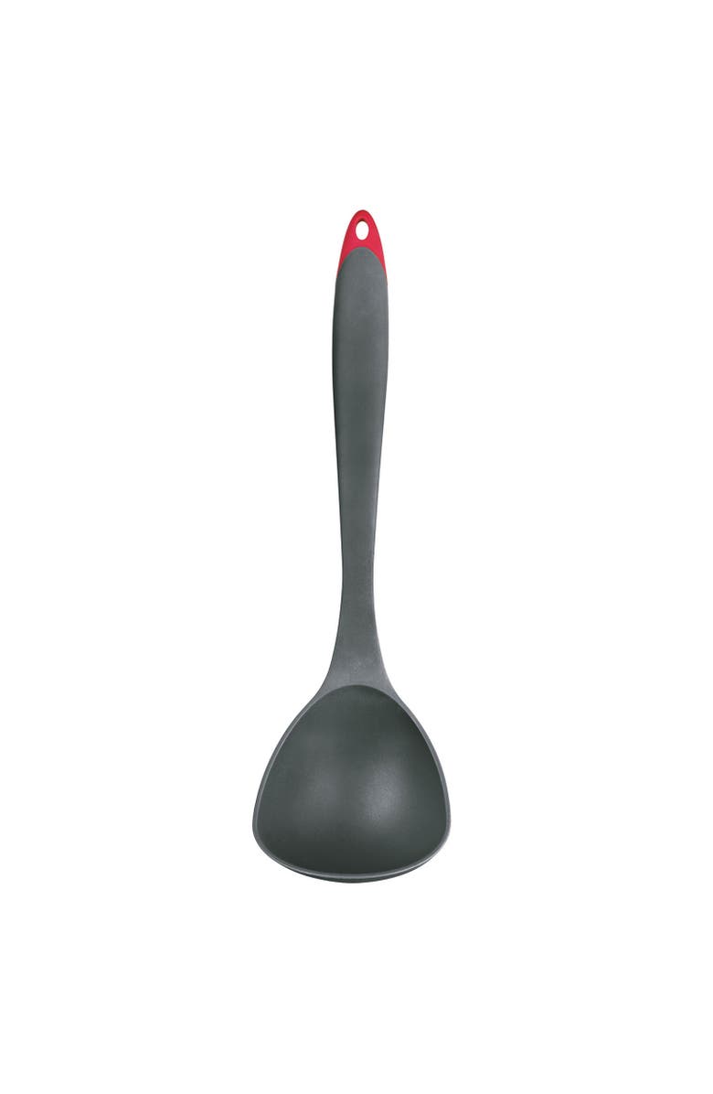 CUISIPRO 12-Inch Fiberglass Serving Ladle, 4.25 Ounce, Main, color, Black